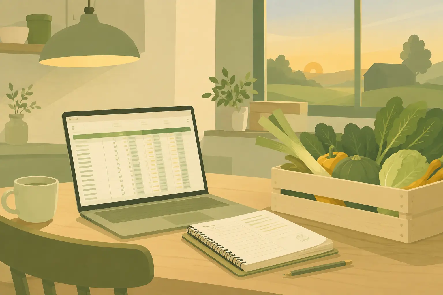 Gestion d'une ferme sur excel